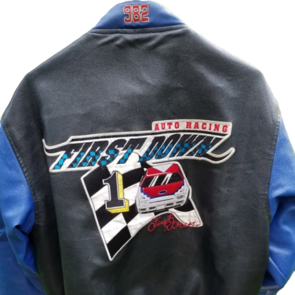 Men's FIRST DOWN Auto Racing Zip-Up Jacket - Picture 7 of 8